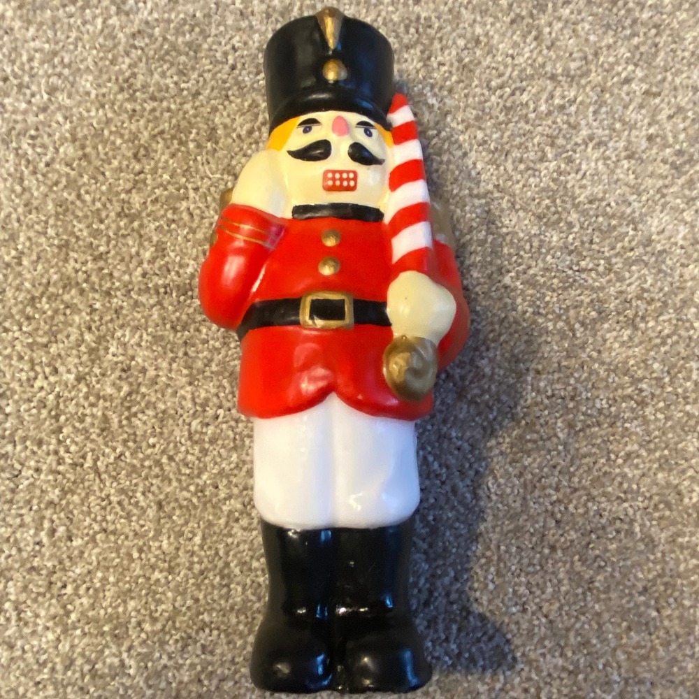 Vintage Nutcracker Soldier Candles Set of 3 Christmas Decor - Picture 2 of 15